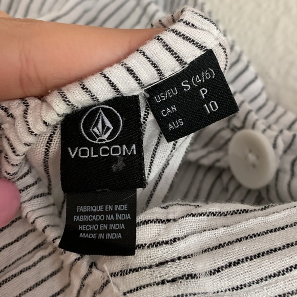 Volcom pinstriped mini dress size small - Picture 5 of 7